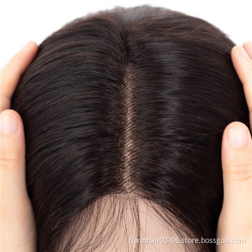 Free Samples Real Cheap Closure Wigs 6*6 Shy Ladies Long Raw Human Hair 4x4 6x6 5x5 Hd Transparent Lace Closure Wig